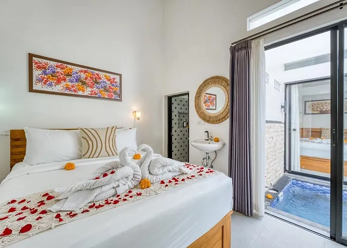 Cozy Tropical Pererenan 2bd With Rooftop Pool Villa *